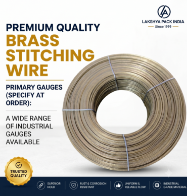 Brass Stitching Wire for Corrugated Box Stitching and Industrial Packaging