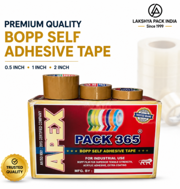 BOPP Self Adhesive Tape Roll for Carton Sealing and Packaging Applications