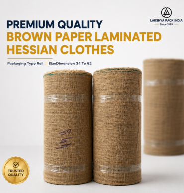 Brown Paper Laminated Hessian Cloth